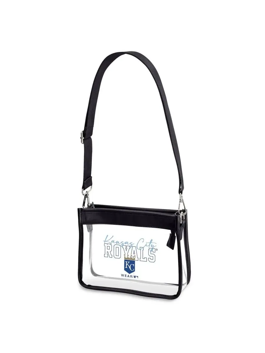 Мини-сумка через плечо из прозрачного пластика с цепочкой Kansas City Royals WEAR by Erin Andrews — 2
