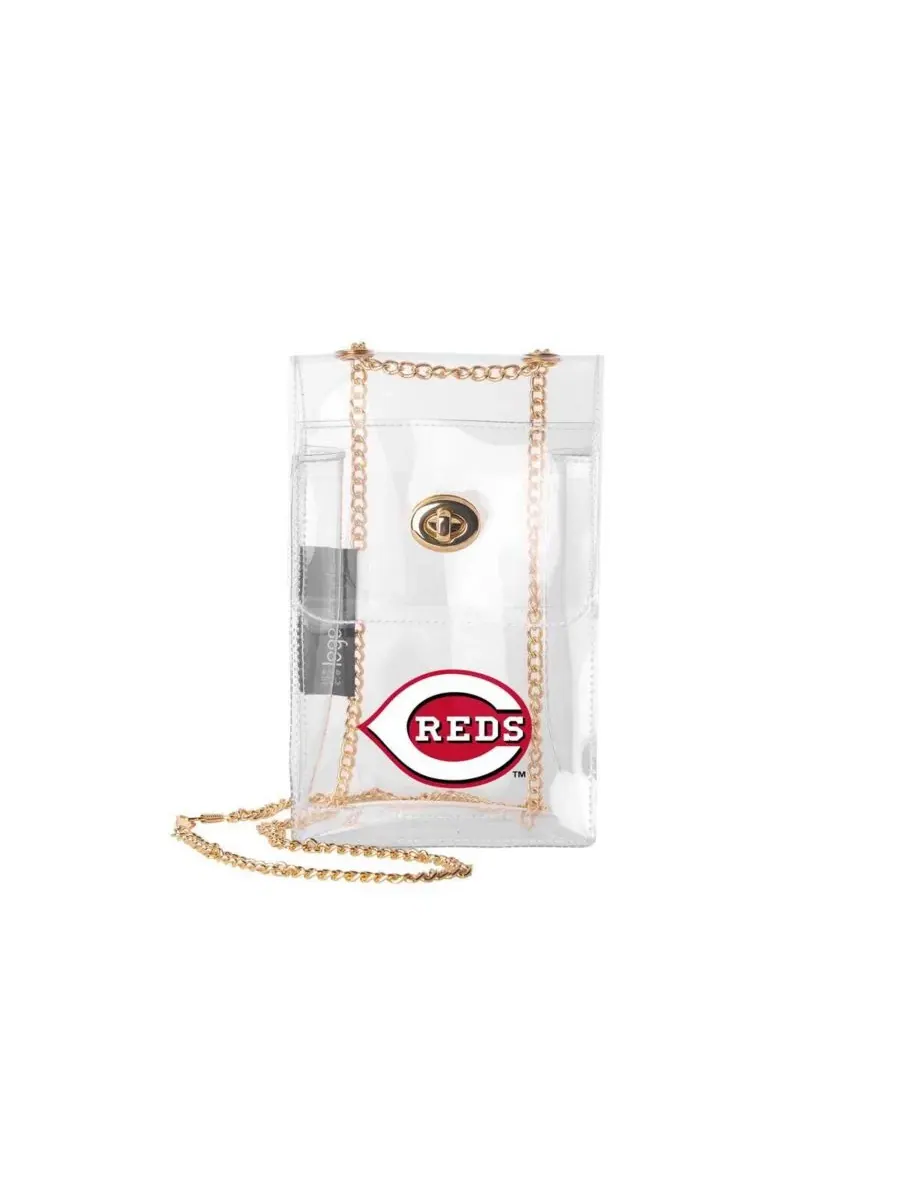 Сумка через плечо Clear Essential с символикой команды Cincinnati Reds Logo Brands — 1
