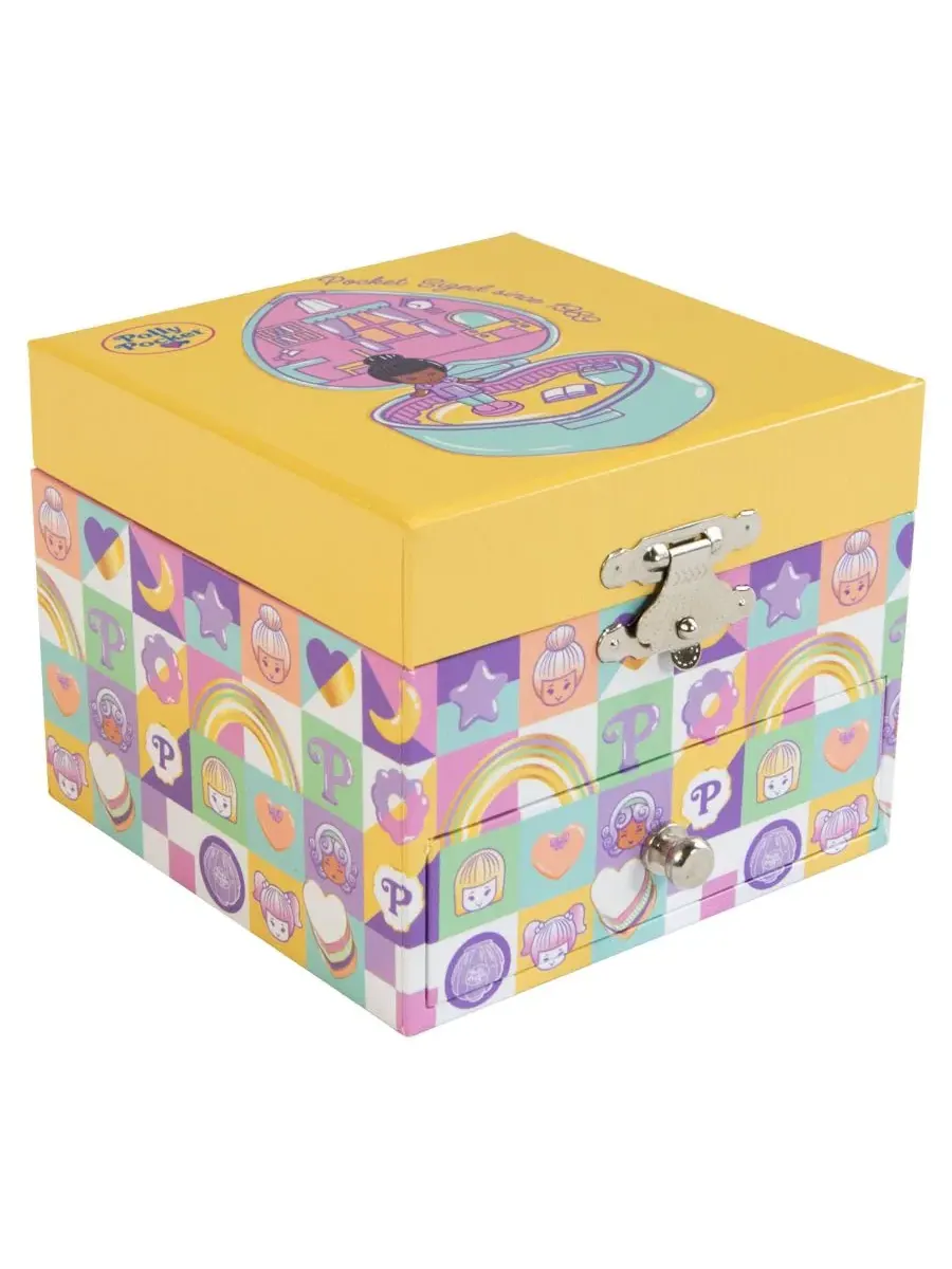Музыкальная шкатулка для украшений Polly Pocket Square Mele & Co