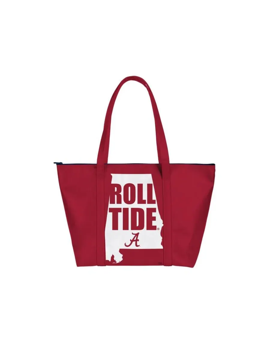 Сумка-шопер с принтом команды Alabama Crimson Tide Indigo Falls — 1