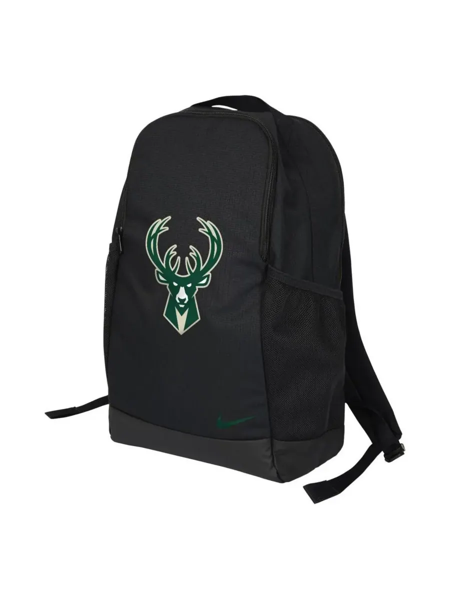 Nike Черный рюкзак Milwaukee Bucks Brasilia — изображение 2 из 3