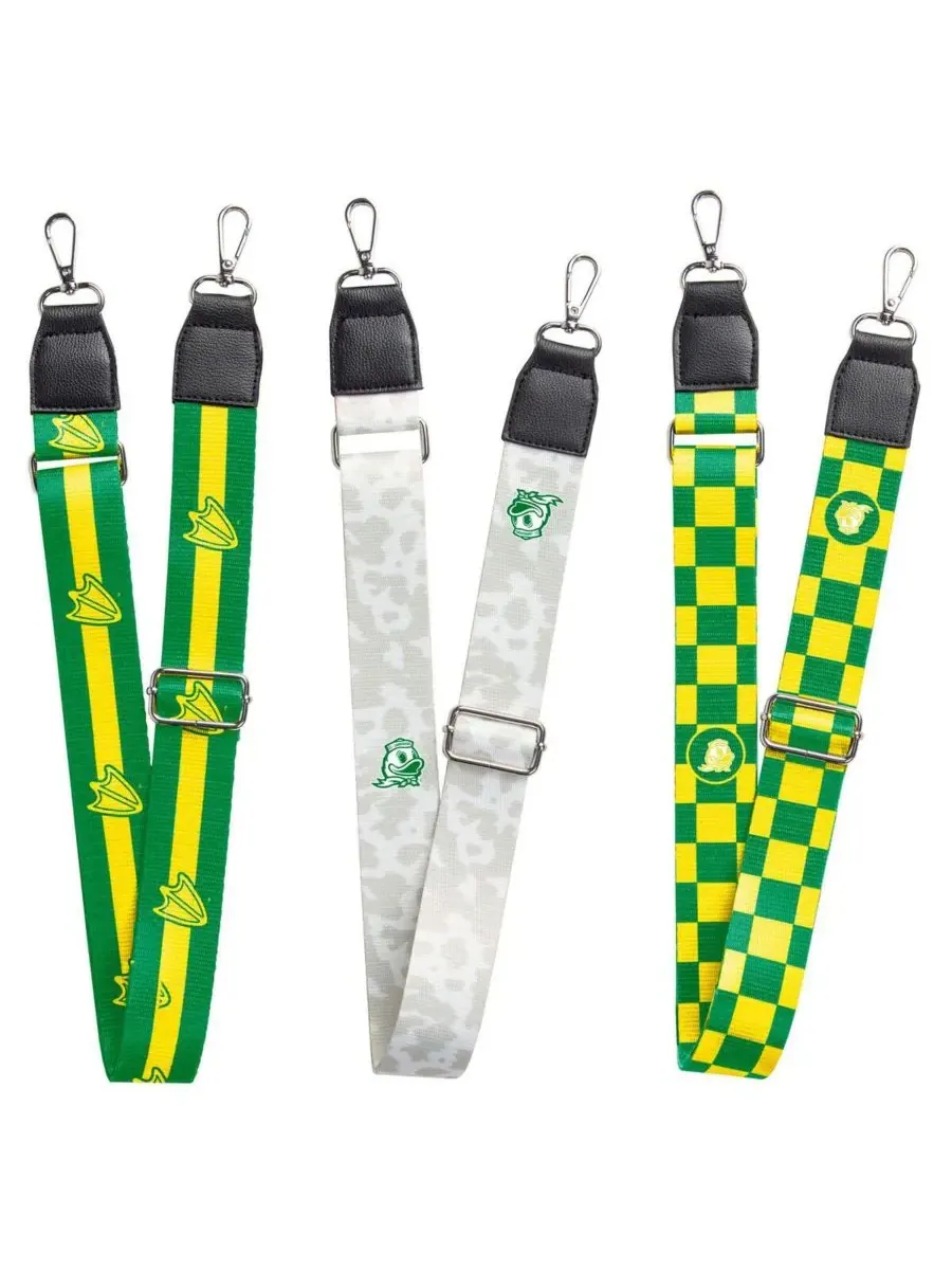 Logo Brands Набор из 3 ремней для сумок Oregon Ducks