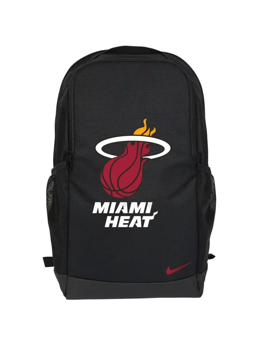 Nike Черный рюкзак Miami Heat Brasilia