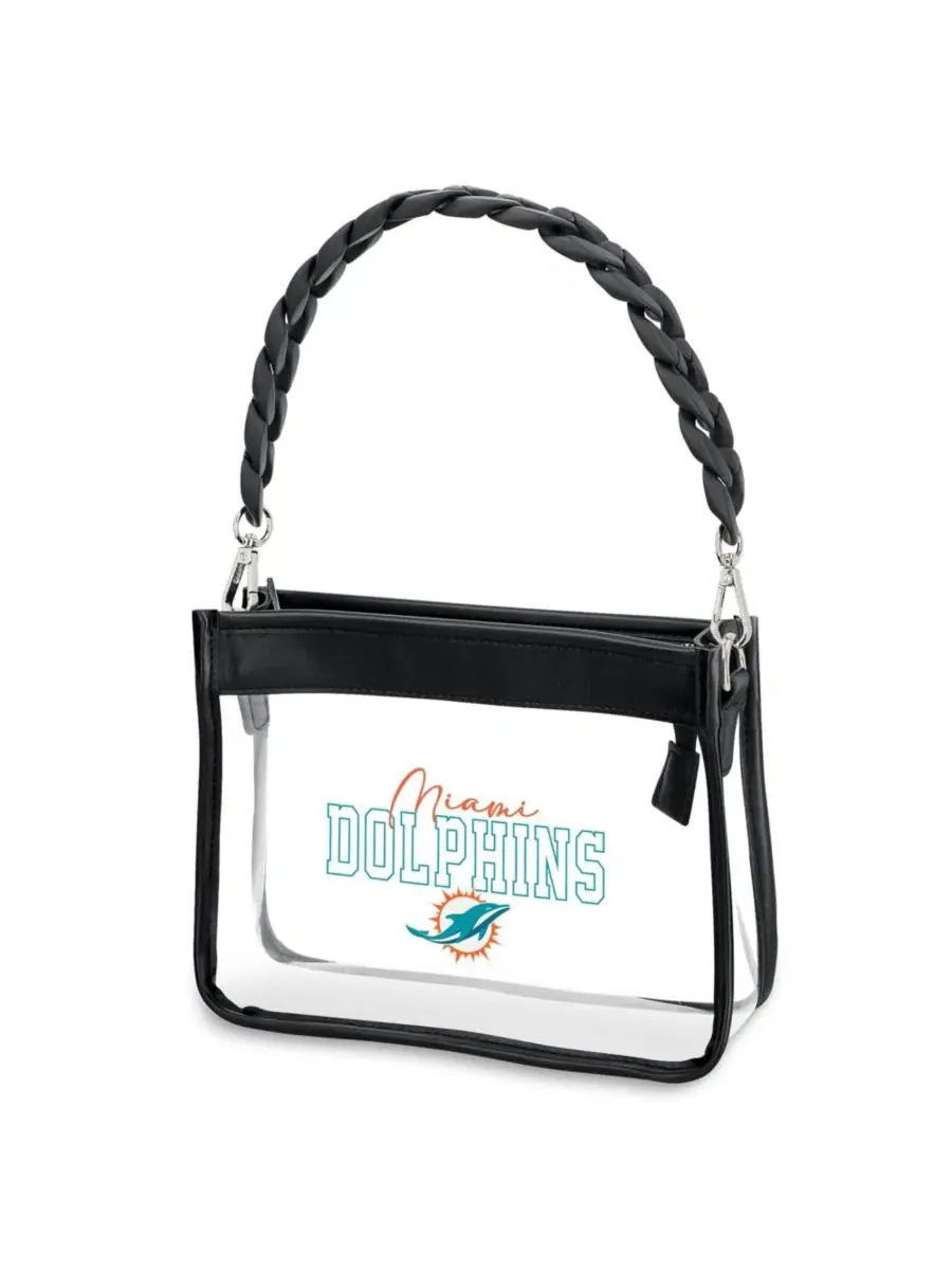 Мини-кроссбоди с цепочкой Miami Dolphins Plastic Chain Mini Crossbody WEAR by Erin Andrews — 3