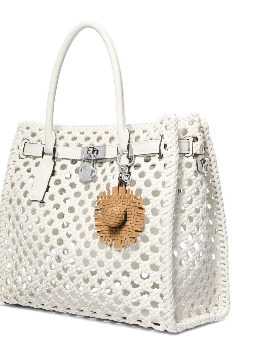 Брелок для шляпы MICHAEL из плетеного материала Michael Kors — изображение 3 из 4, арахисовый