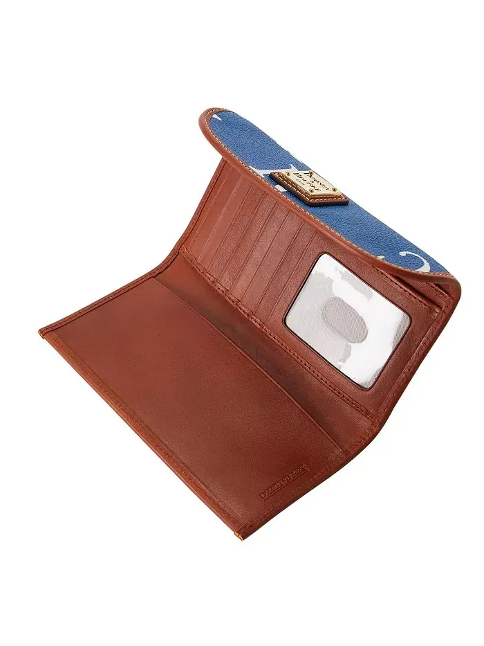 Спортивная континентальная клатч с монограммой Kansas City Royals Dooney & Bourke — изображение 3 из 4