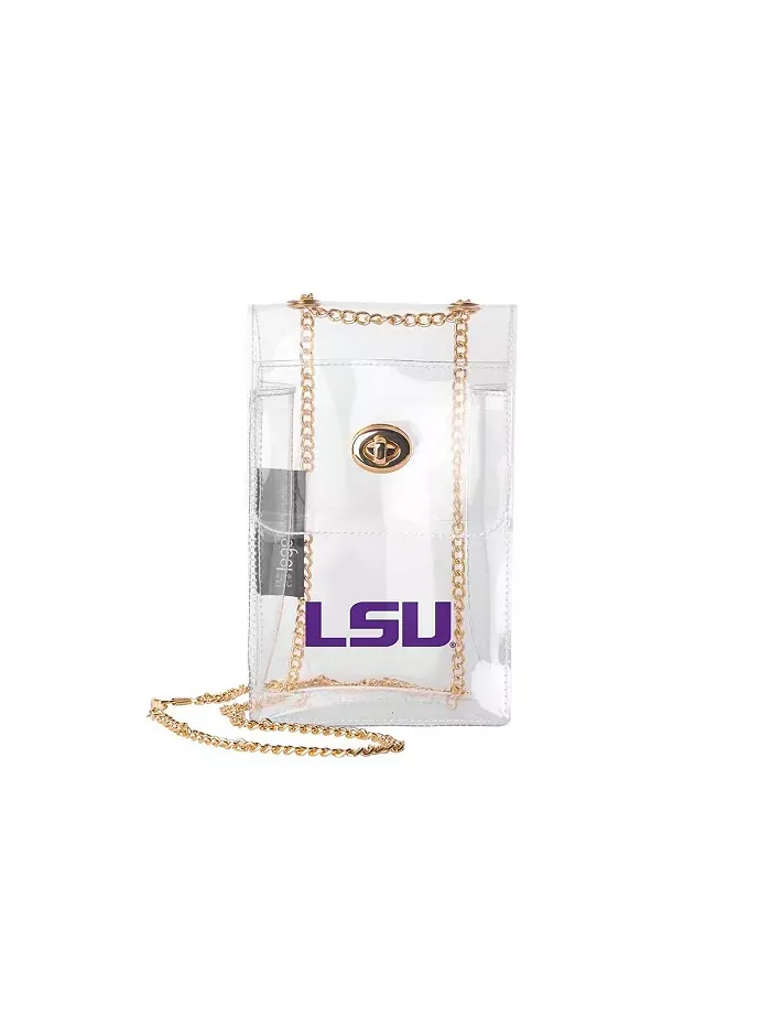Сумка через плечо LSU Tigers Clear Essential Logo Brands
