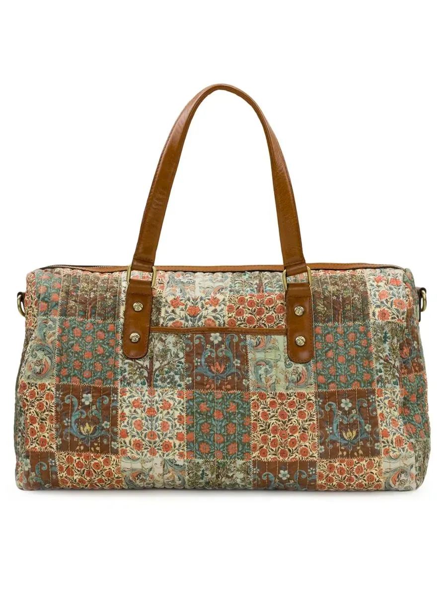 Дорожная сумка-дафл Patricia Nash Milano Weekender, Cotton Nordic Patchwork — изображение 1 из 4