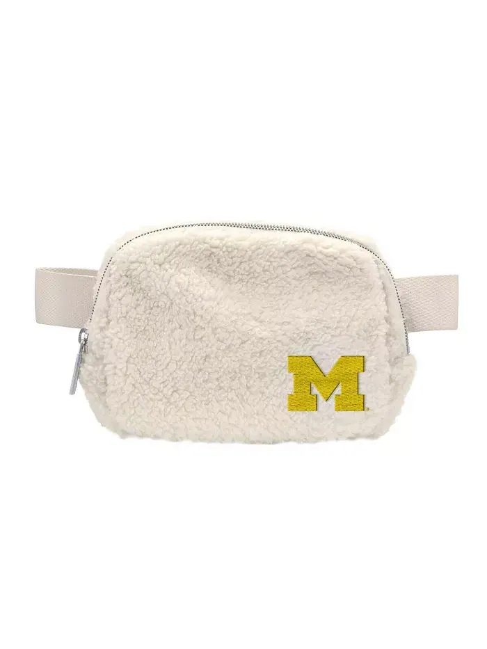 Флисовая поясная сумка Michigan Wolverines Logo Brands