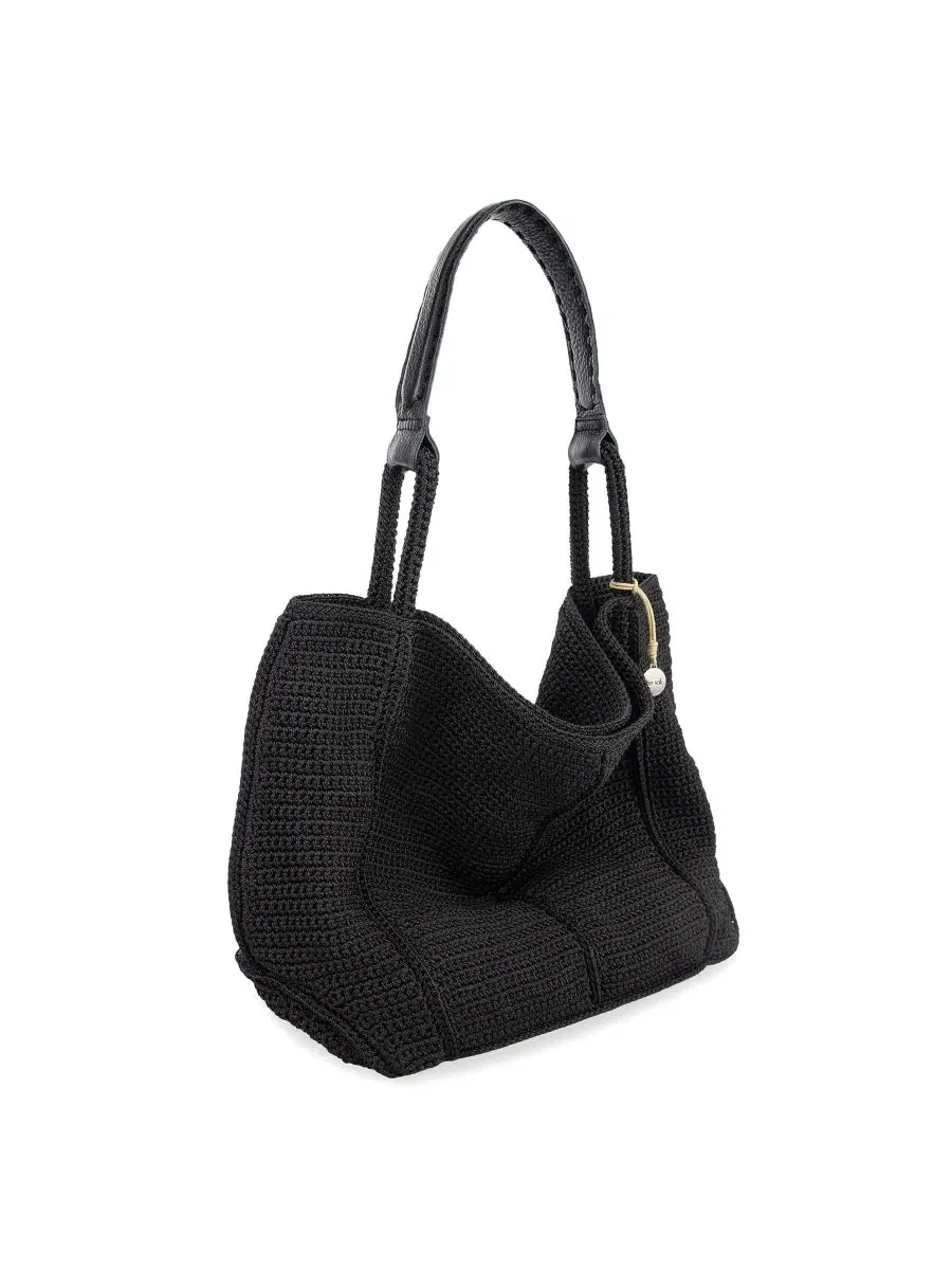 Сумка-шопер с вязаным узором Los Feliz Crochet Tote The Sak, Bamboo Static — изображение 5 из 7