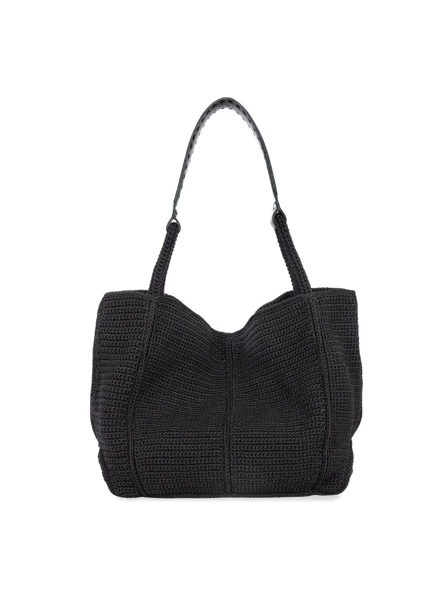 Сумка-шопер с вязаным узором Los Feliz Crochet Tote The Sak, Bamboo Static — изображение 6 из 7