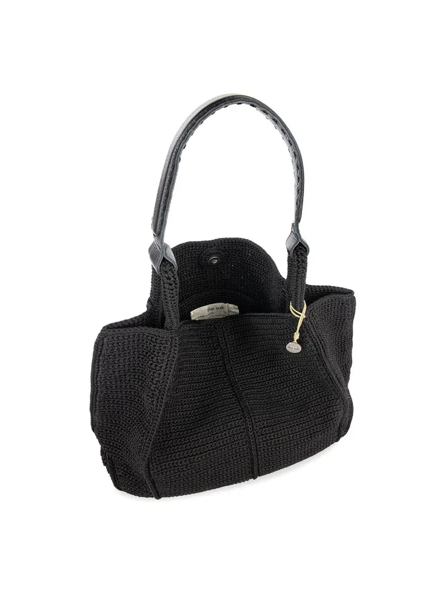 Сумка-шопер с вязаным узором Los Feliz Crochet Tote The Sak, Bamboo Static — изображение 7 из 7