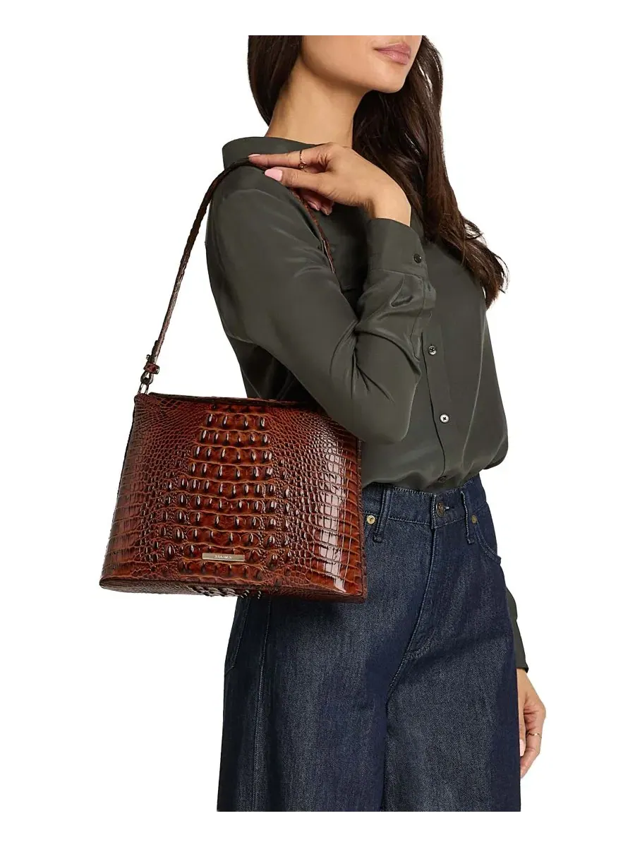 Сумка через плечо Braelynn Melbourne Small Leather Shoulder Bag Brahmin, Jadeite — изображение 5 из 5