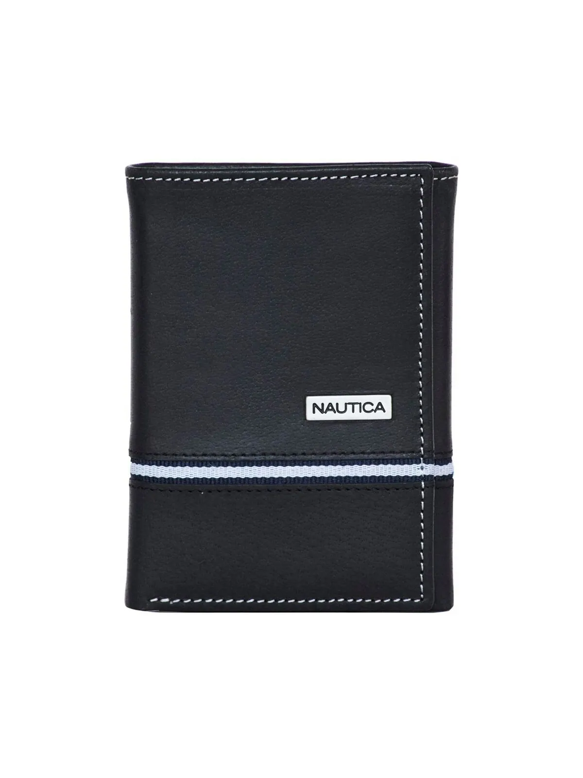 Мужской кошелек тройного сложения Nautica