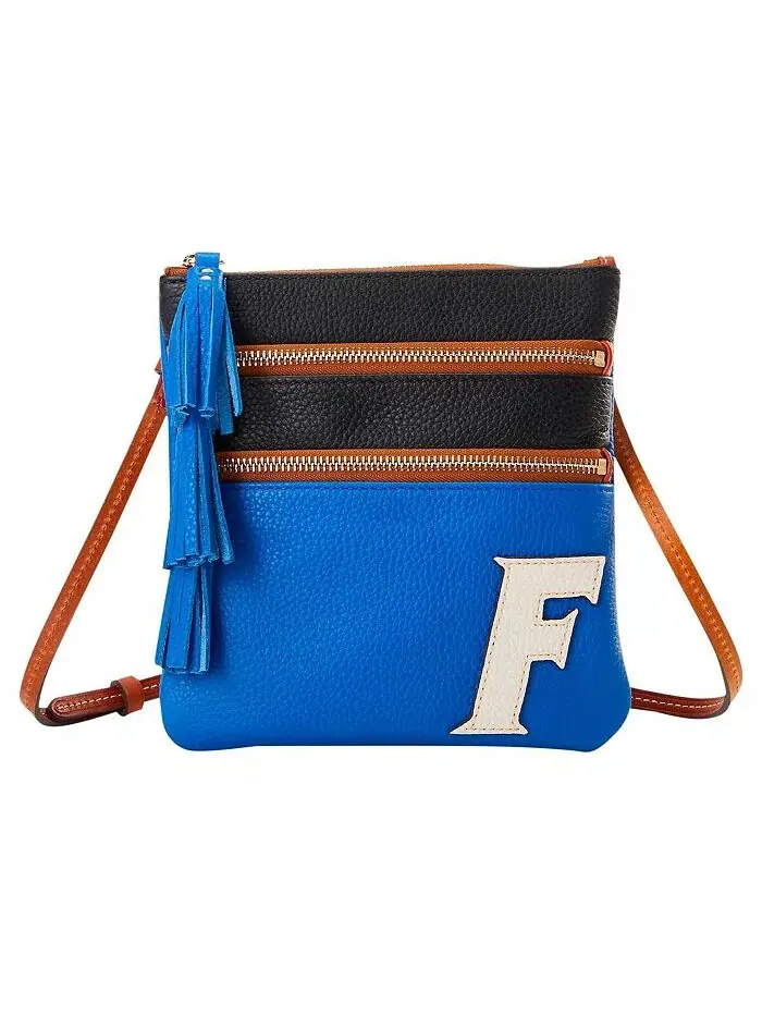 Сумка через плечо Florida Gators Infield Triple Zip Dooney & Bourke