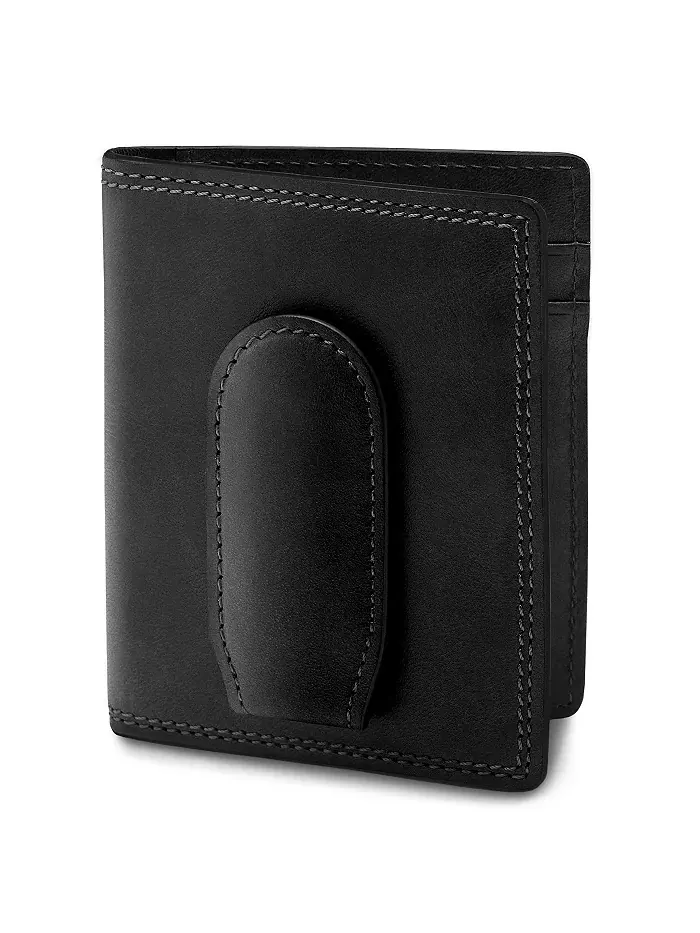 Мужской кошелек Dolce Leather, передний карманный бифолд с магнитной застежкой Bosca — изображение 1 из 2