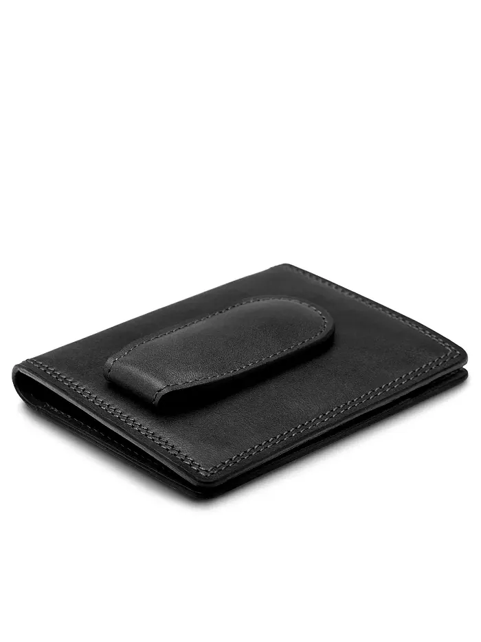 Мужской кошелек Dolce Leather, передний карманный бифолд с магнитной застежкой Bosca — изображение 2 из 2