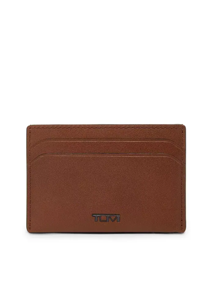 Кошелек TUMI Nassau Slim Card Case мужской кожаный черный