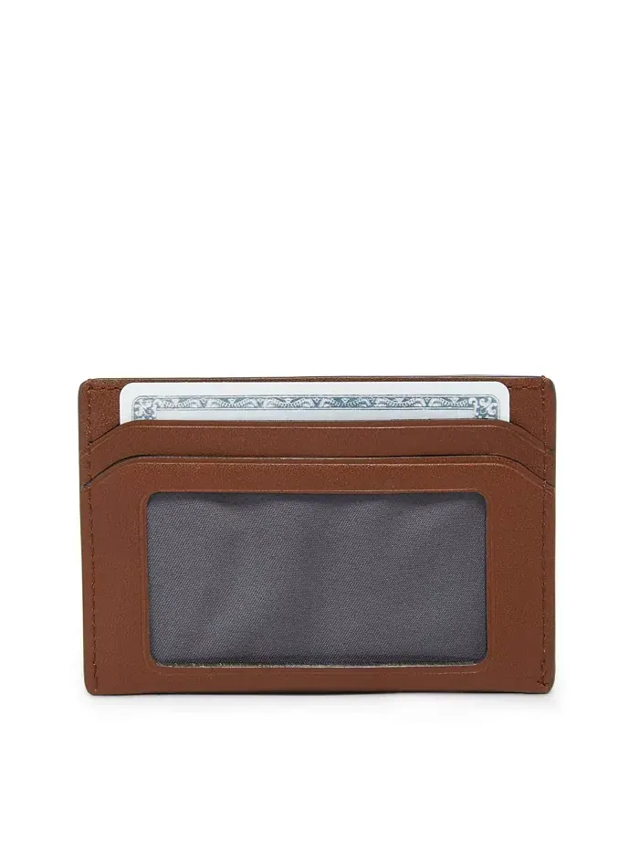 Кошелек TUMI Nassau Slim Card Case мужской кожаный черный — изображение 2 из 2