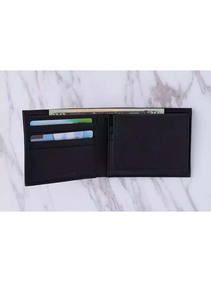 Мужской кошелек Trifold Bifold Billfolds на выбор из натуральной кожи Alpine Swiss — изображение 6 из 9