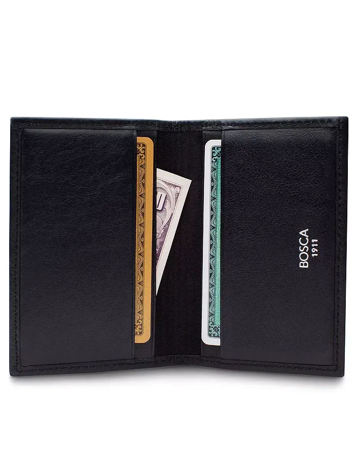 Мужской визитник Calling Card Case из итальянской кожи Nappa Vitello Bosca — изображение 2 из 2