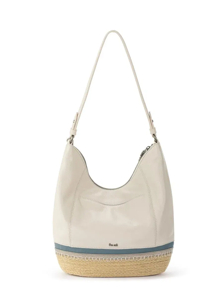 Женская большая кожаная сумка-хобо Sequoia The Sak, Coastal Block Espadrille — изображение 2 из 6
