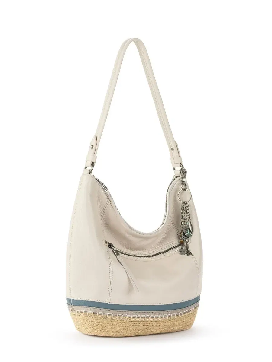 Женская большая кожаная сумка-хобо Sequoia The Sak, Coastal Block Espadrille — изображение 3 из 6