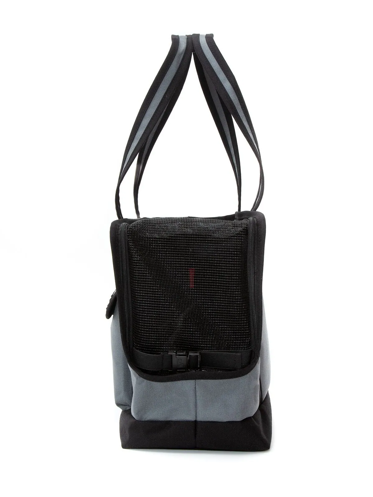 Большая сумка-переноска для домашних животных Manhattan Portage — изображение 3 из 6, серый/черный