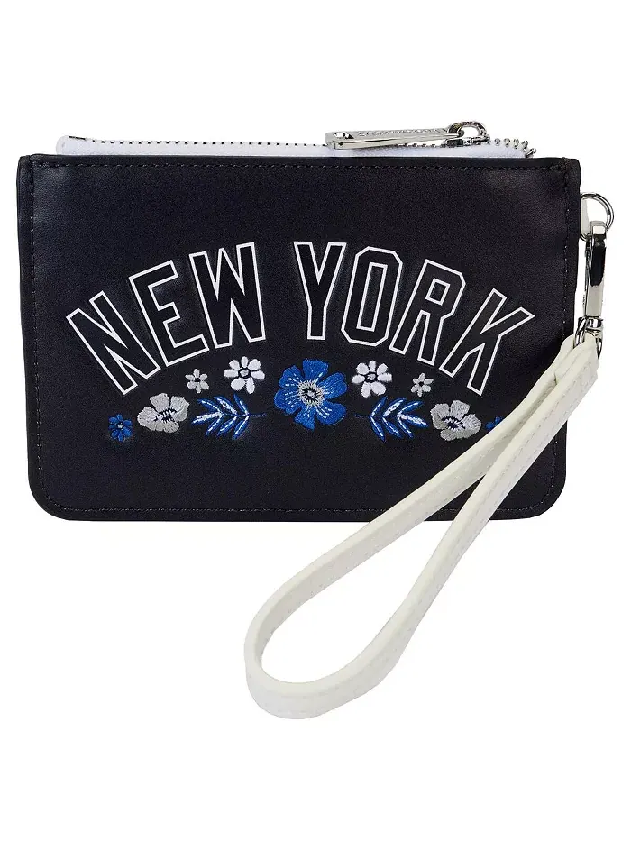 Сумка-клатч на запястье New York Yankees с цветочным принтом Loungefly