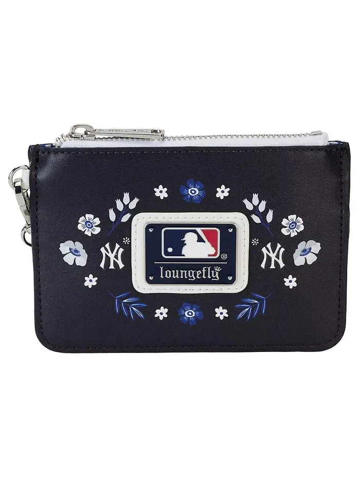 Сумка-клатч на запястье New York Yankees с цветочным принтом Loungefly — изображение 2 из 2