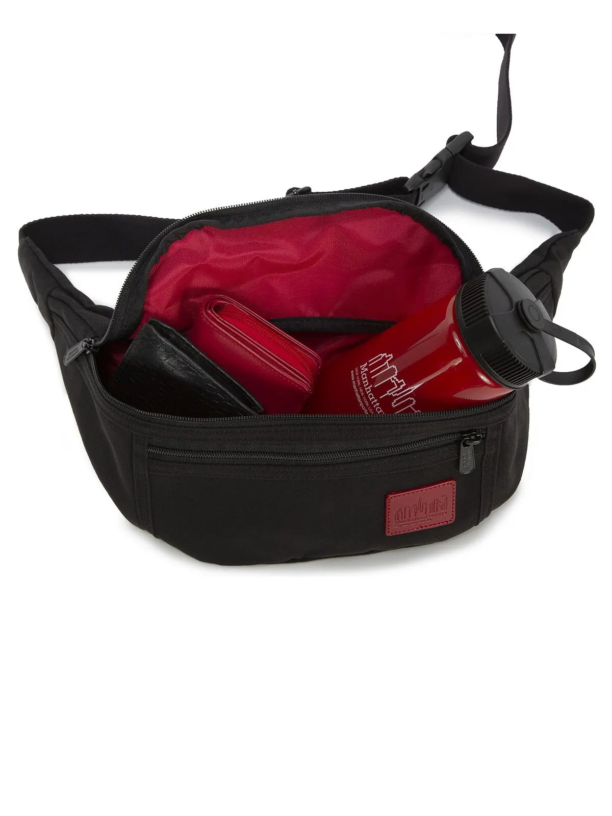 Поясная сумка Alleycat из вощеного нейлона Manhattan Portage — изображение 5 из 7, коричневый