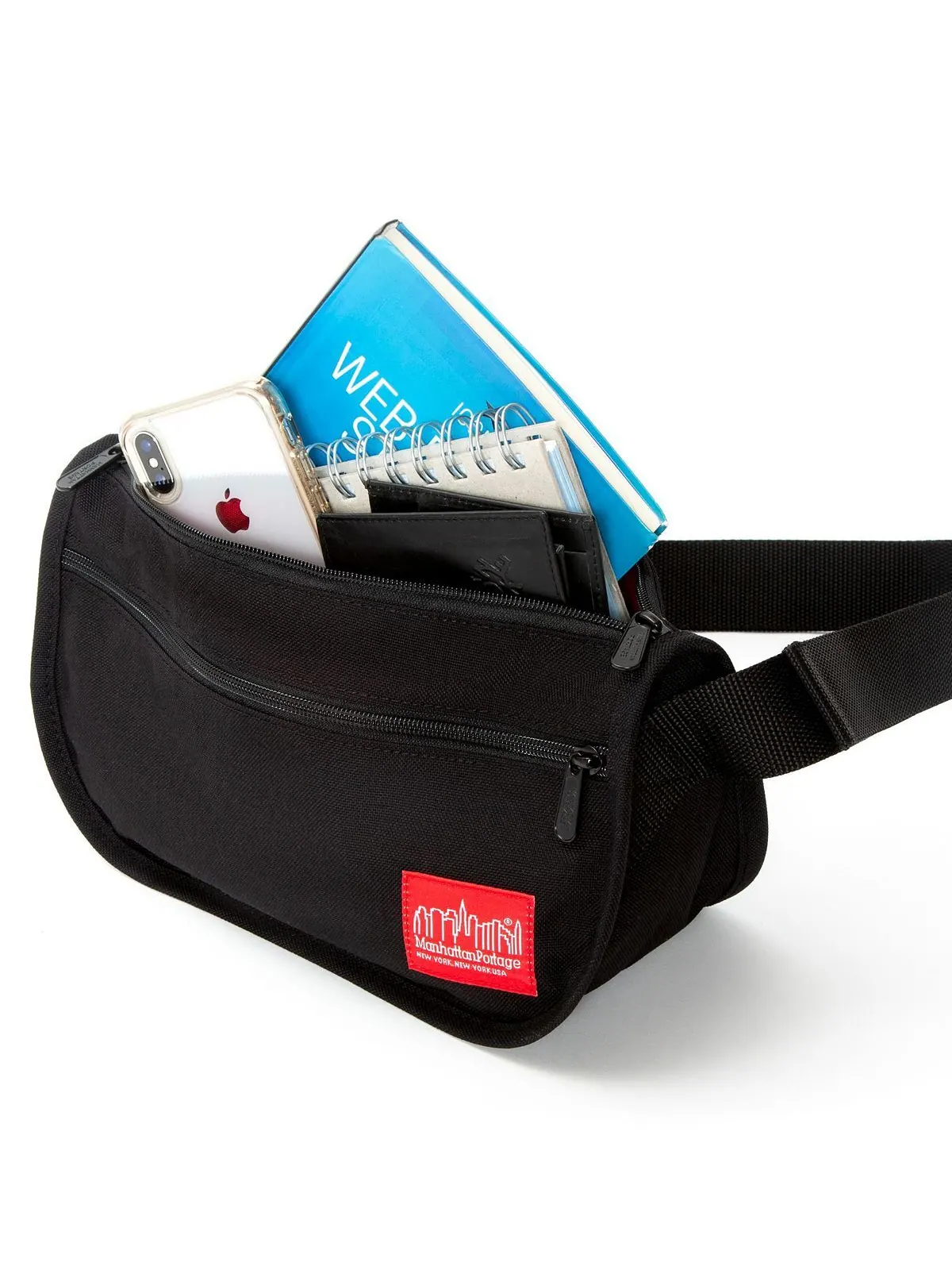 Выводная поясная сумка Manhattan Portage — изображение 3 из 10, черный