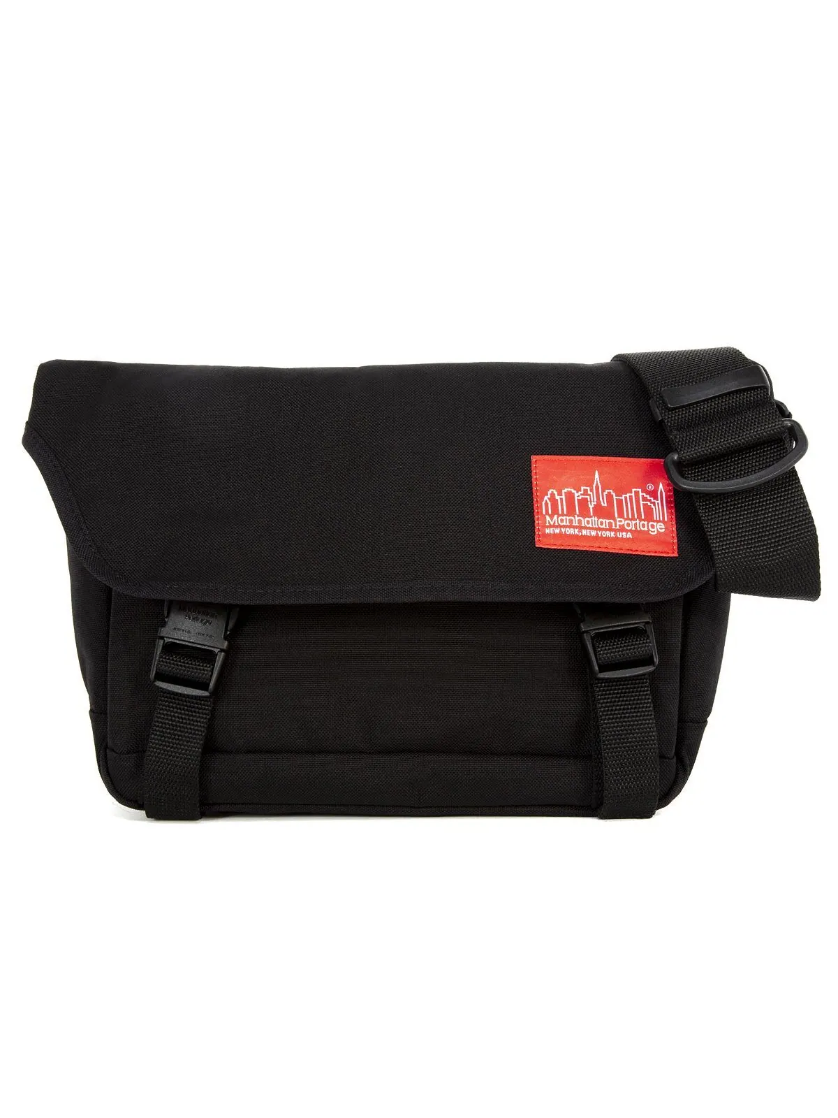 Большая сумка-мессенджер Kent Manhattan Portage — изображение 4 из 8, черный