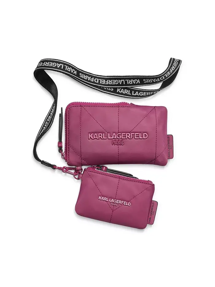 Кошелек на шнурке SLG KARL LAGERFELD PARIS — изображение 2 из 5