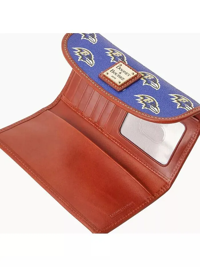 Женская сумка-клатч Baltimore Ravens Team Color Continental Dooney & Bourke — изображение 2 из 4