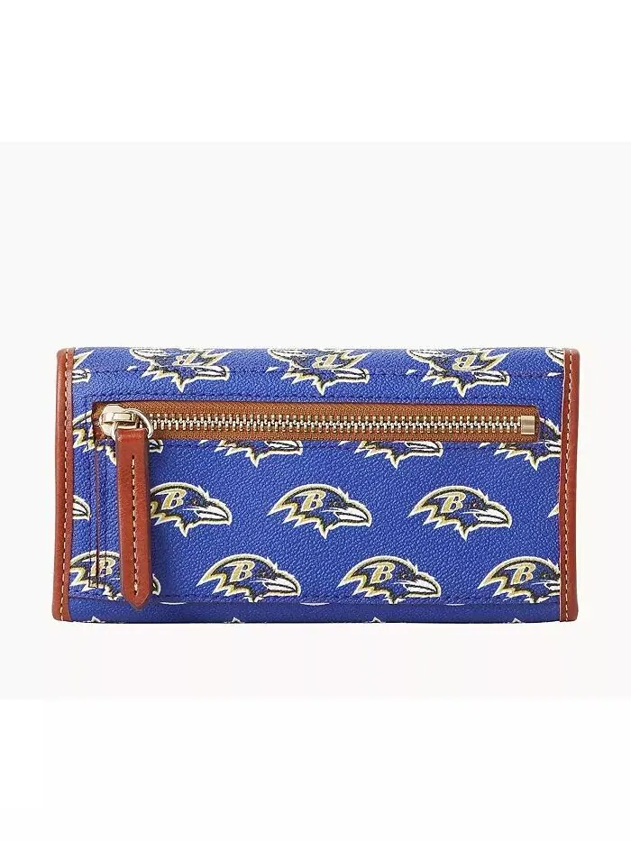Женская сумка-клатч Baltimore Ravens Team Color Continental Dooney & Bourke — изображение 3 из 4