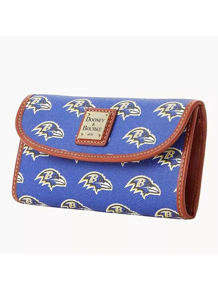 Женская сумка-клатч Baltimore Ravens Team Color Continental Dooney & Bourke — изображение 4 из 4