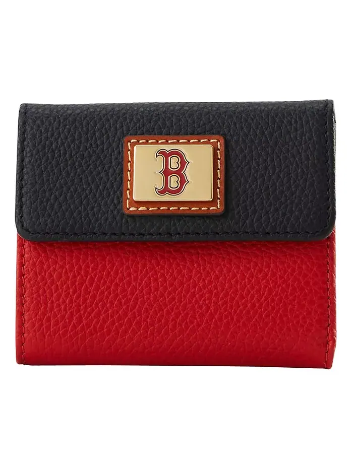 Кошелек для кредитных карт Boston Red Sox с откидным клапаном Dooney & Bourke