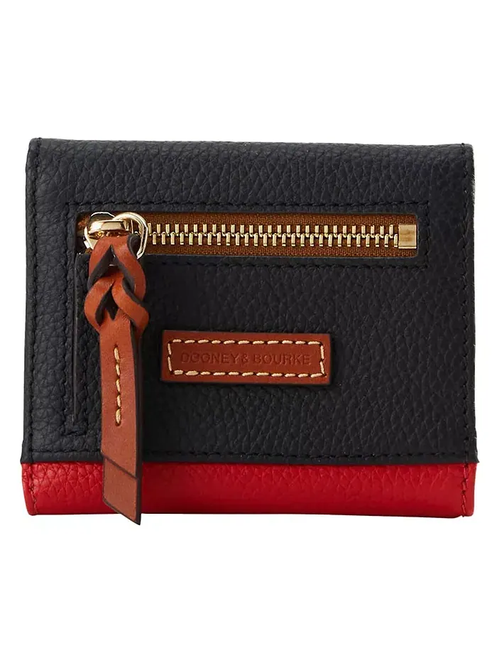 Кошелек для кредитных карт Boston Red Sox с откидным клапаном Dooney & Bourke — изображение 2 из 3