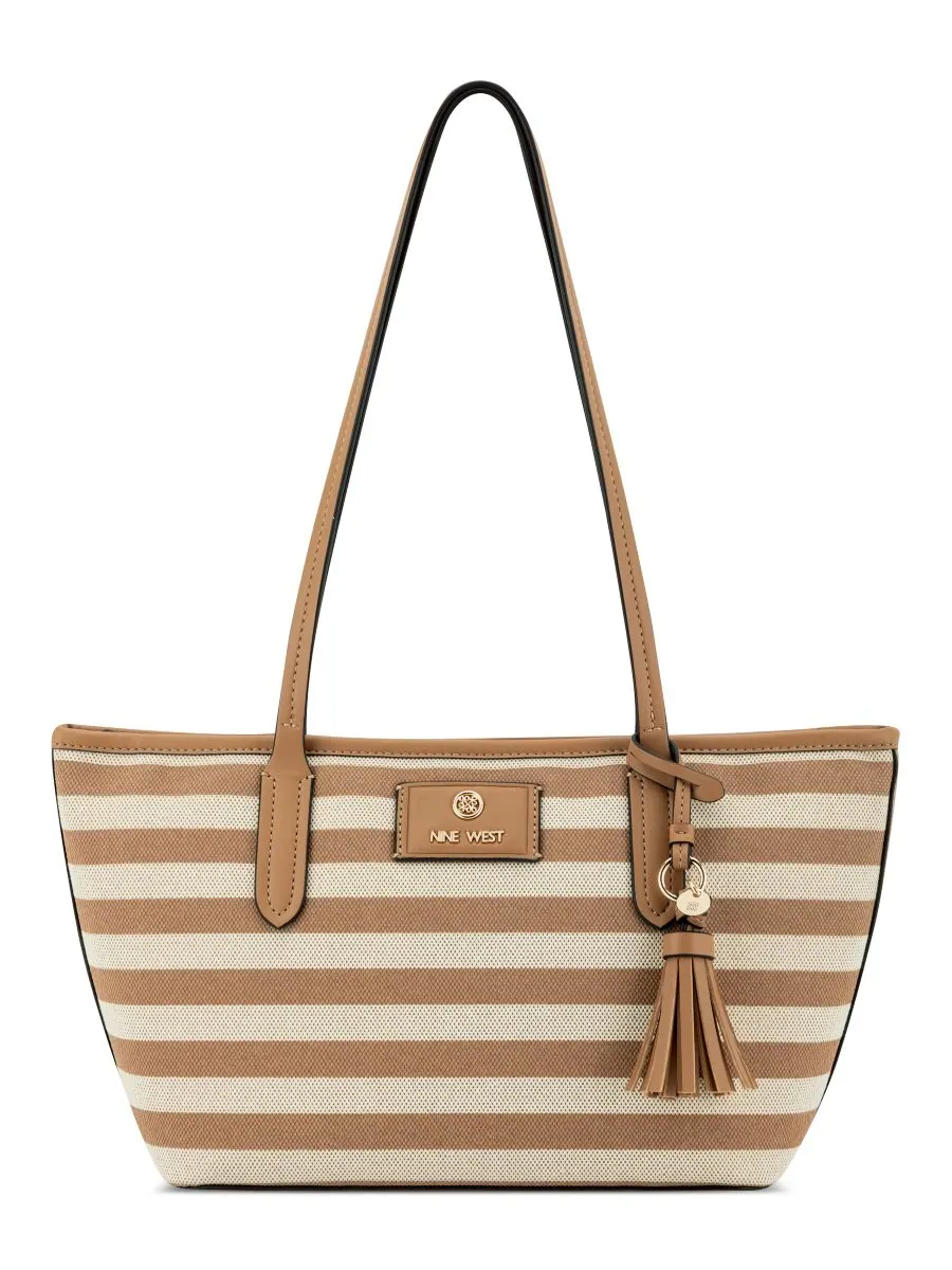 Большая сумка-шоппер Nori Nine West, Natural Dark Camel
