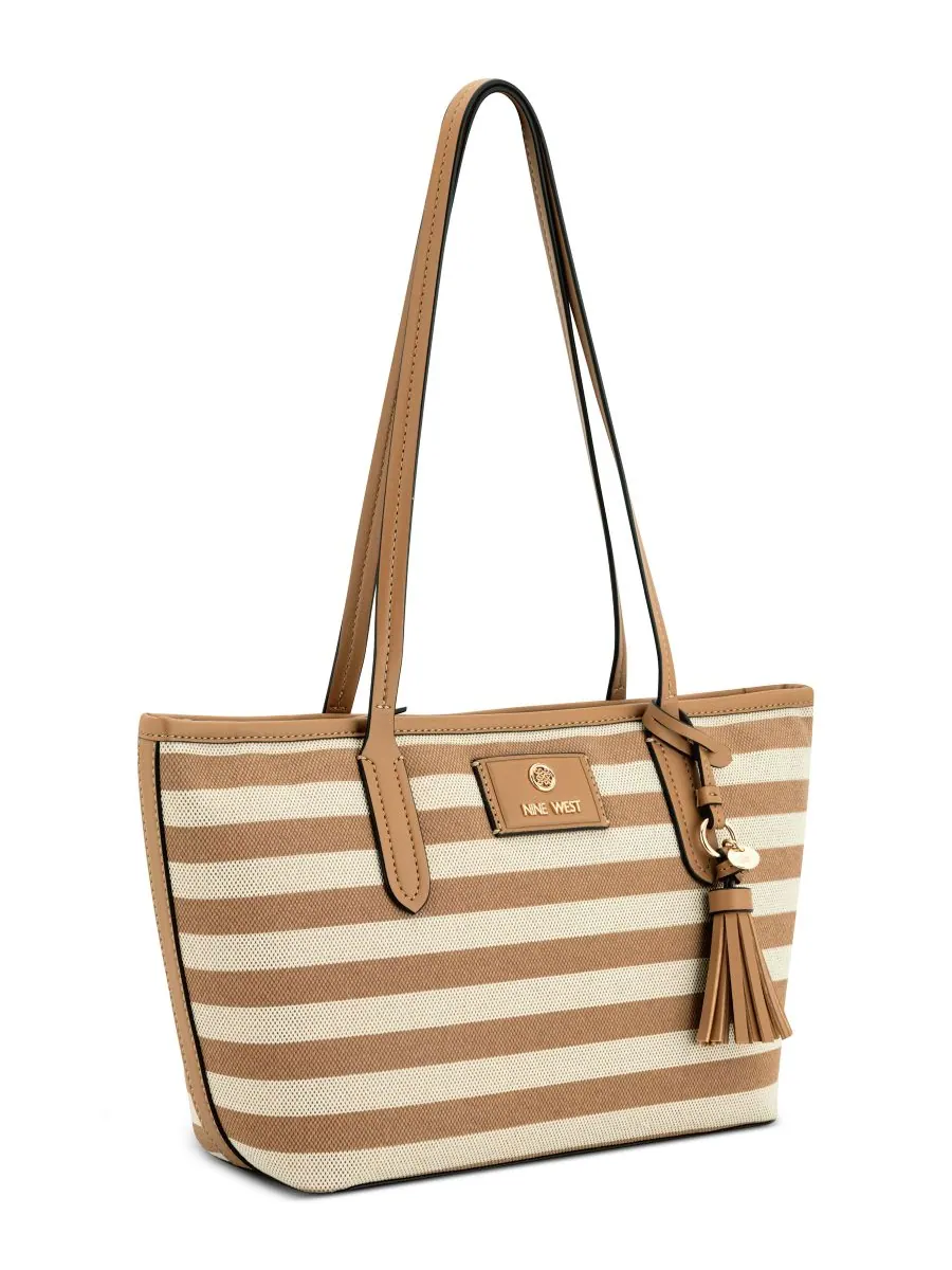 Большая сумка-шоппер Nori Nine West, Natural Dark Camel — изображение 3 из 5