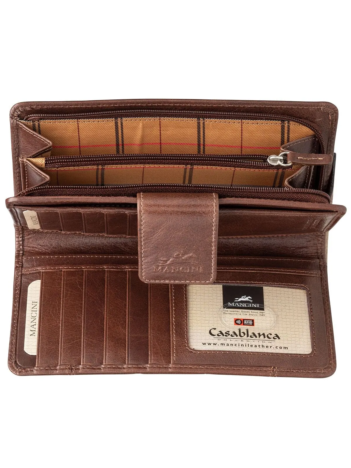 Мужской кошелек-клатч Casablanca Collection Mancini — изображение 4 из 4, коричневый