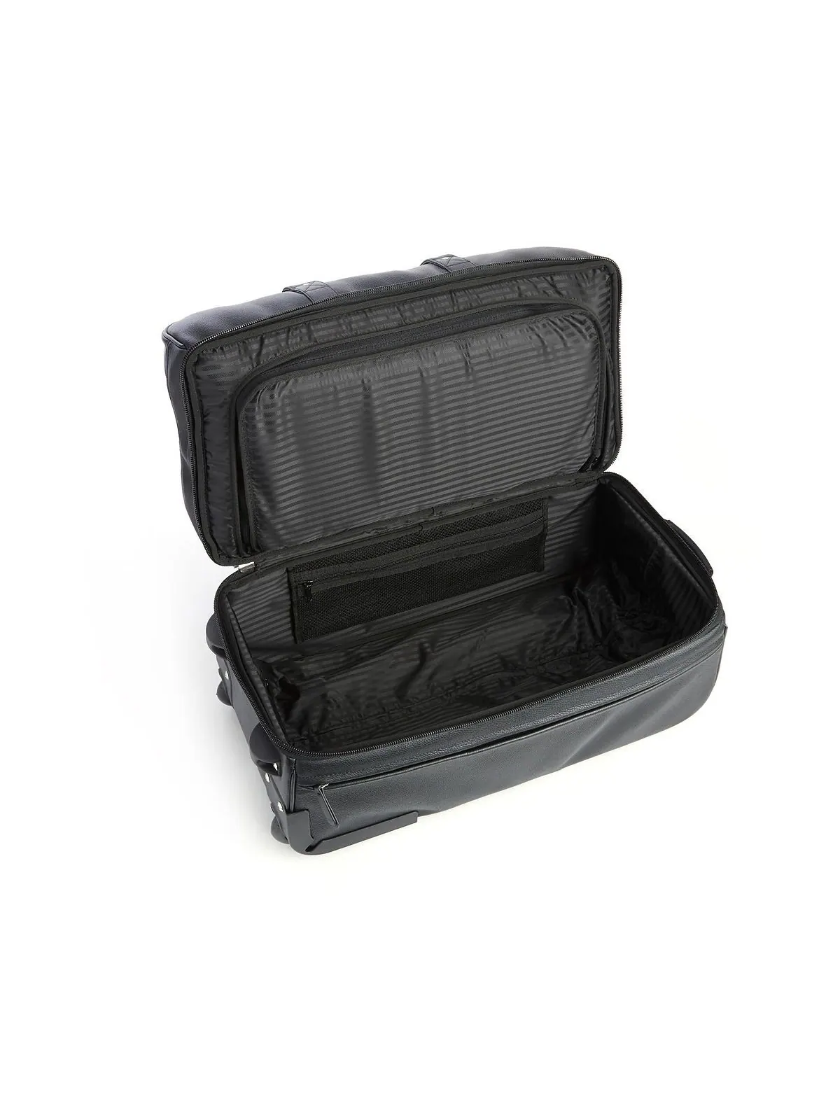 Сумка-дафл rolling weekender из шагреневой кожи ROYCE New York — 4
