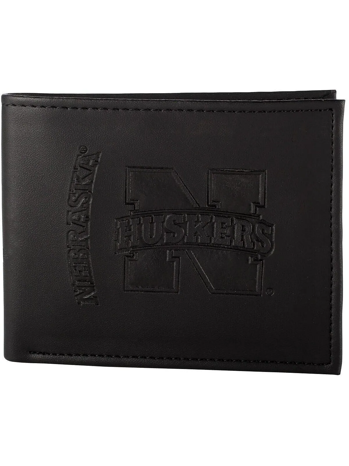 Мужской черный гибридный складной кошелек Nebraska Huskers Evergreen Enterprises
