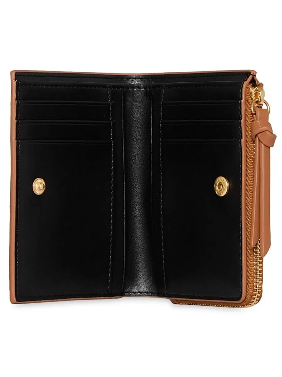 Кошелек-слим Megan Slim Mini Cabachon Studs Wallet Rebecca Minkoff, Caramello — изображение 3 из 4