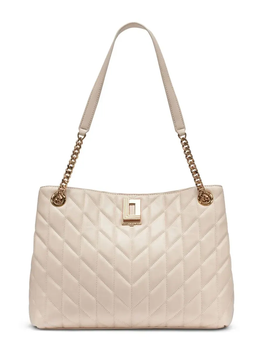 Сумка-шопер Lafayette Large Tote Handbag KARL LAGERFELD PARIS, Brie