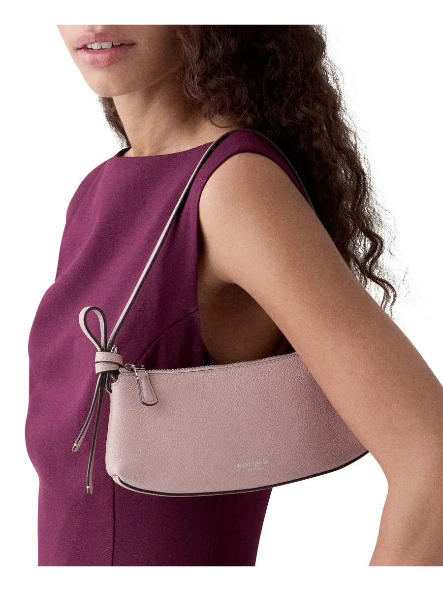 Небольшая сумка-почтальонка с плечевым ремнем, Loop Small Pochette kate spade new york, Smokey Petal — изображение 9 из 11