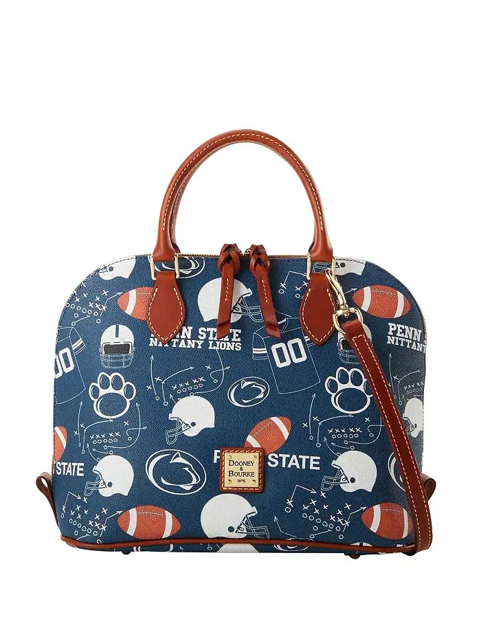 Сумка-мешок Penn State Nittany Lions Game Day Zip Satchel Dooney & Bourke