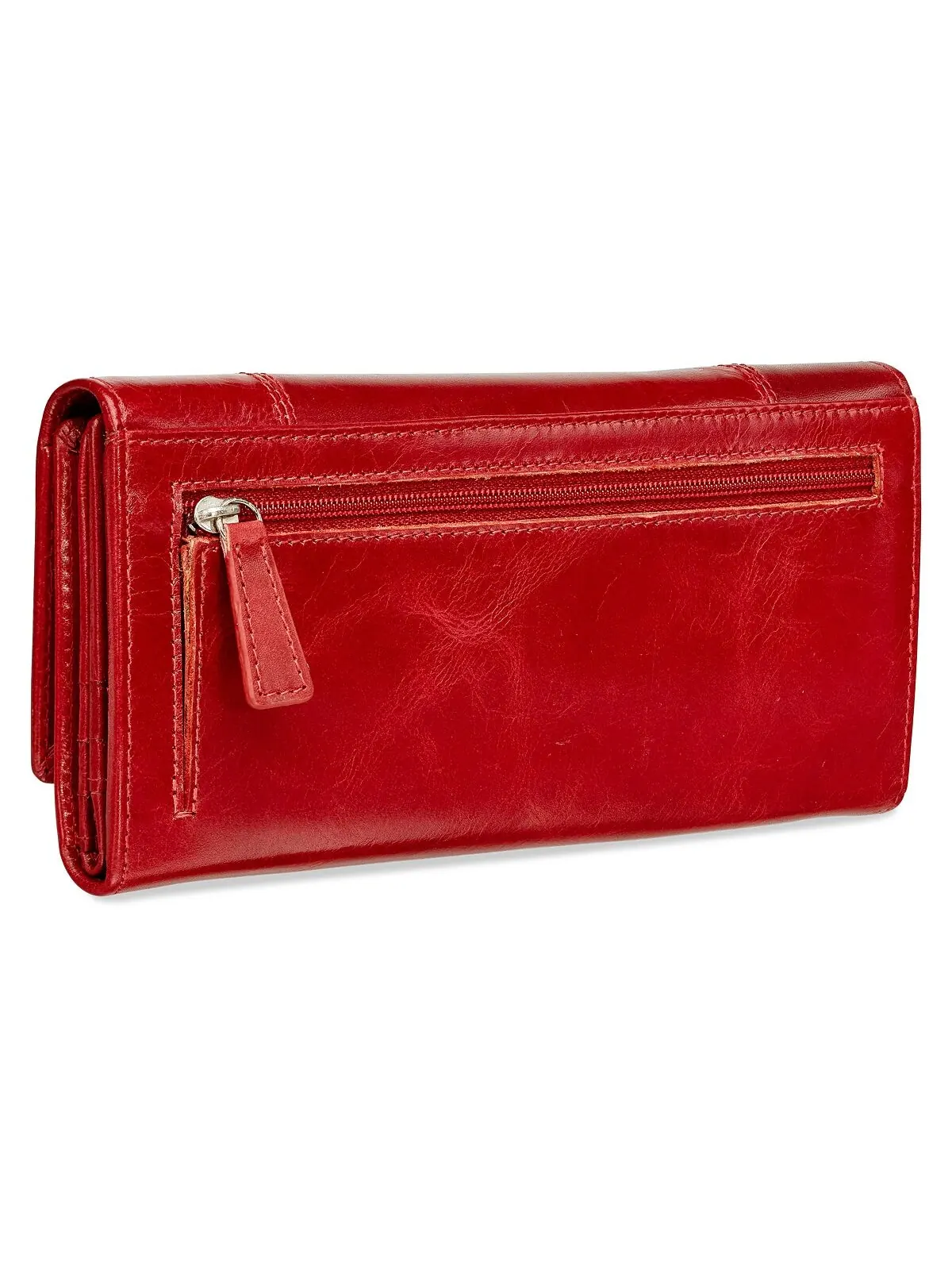 Женский кошелек Casablanca Collection RFID Secure Trifold Wing Mancini — изображение 8 из 19, верблюжий