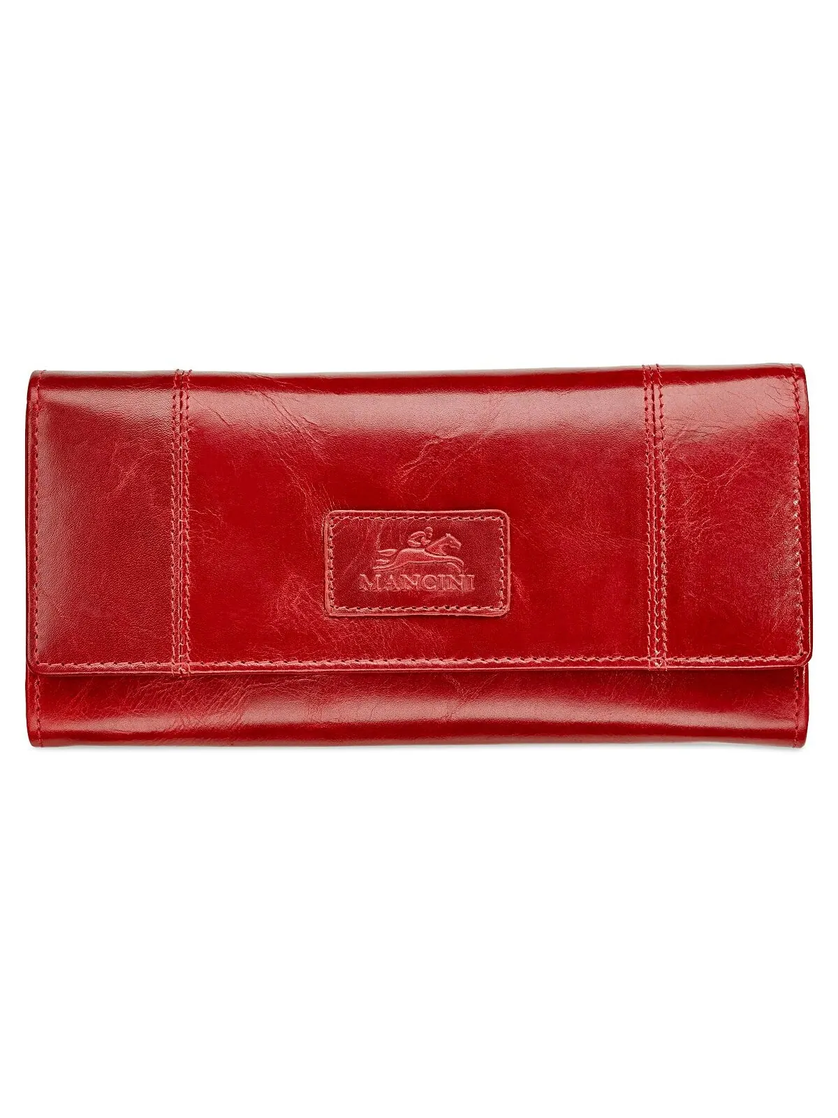 Женский кошелек Casablanca Collection RFID Secure Trifold Wing Mancini — изображение 1 из 19, красный
